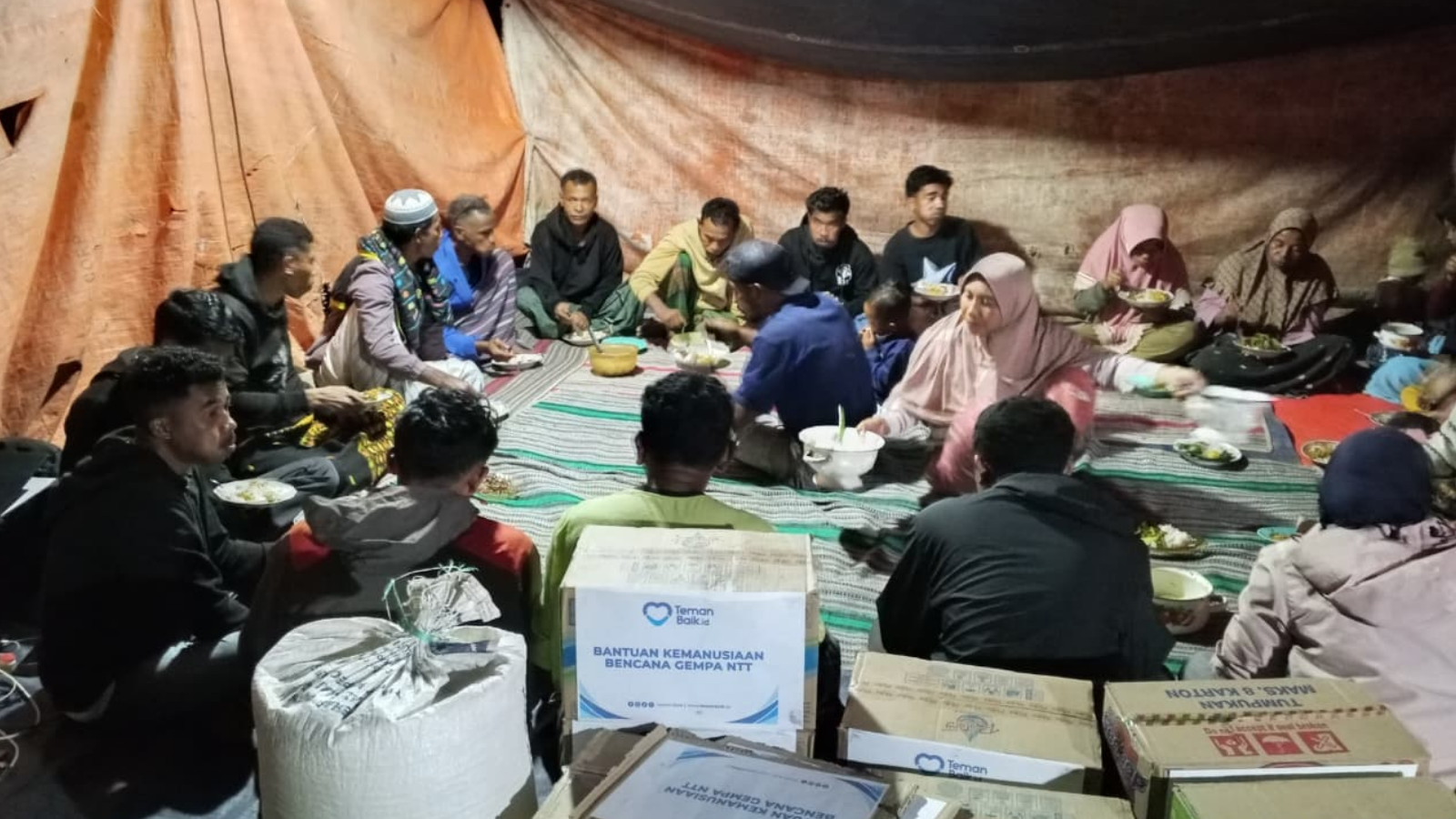 Bantuan Tahap Pertama Gempa NTT