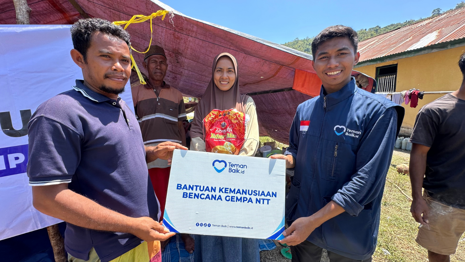 TemanBaik Temani Pemulihan Warga Sambi Rampas lewat Bantuan Pangan